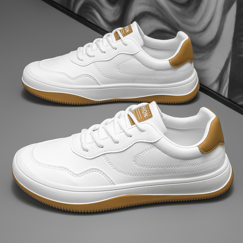 BASKETS EN CUIR VÉRITABLE